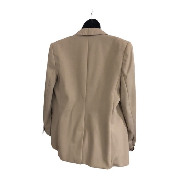 BR banana republic bespoke tan double breasted blazer jacket size 8 brand new - Picture 6 of 13